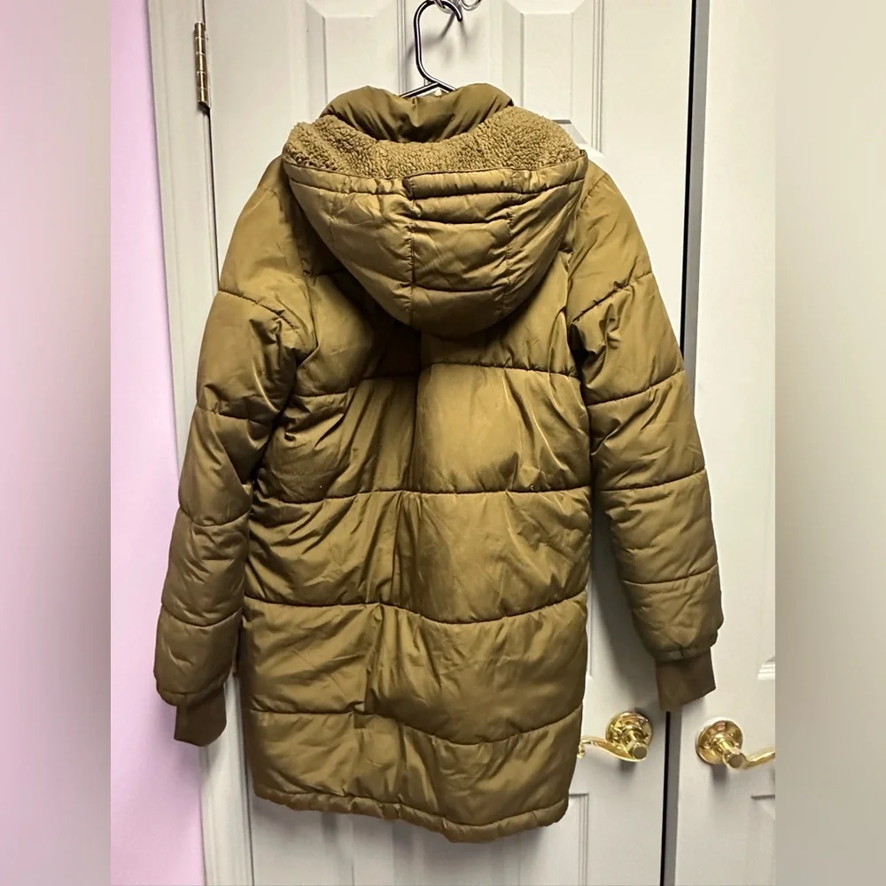 American Age Olive Sherpa Jacket